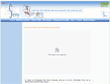 Tablet Screenshot of centredemedecinenucleaire-parisnord.com